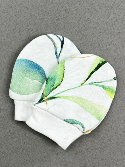 Антицарапки сет из 3х пар LooJoo Ветви / Пудра / Шалфей