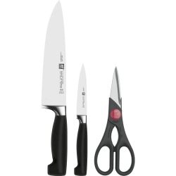 Zwilling Набор из 2 ножей Four Star + ножницы