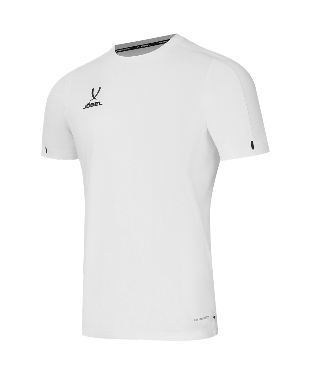 Футболка тренировочная JÖGEL PREMIER PerFormDRY Training Poly Tee, белый