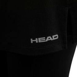Женская теннисная юбка HEAD Club Scapri Women - Black, Silver