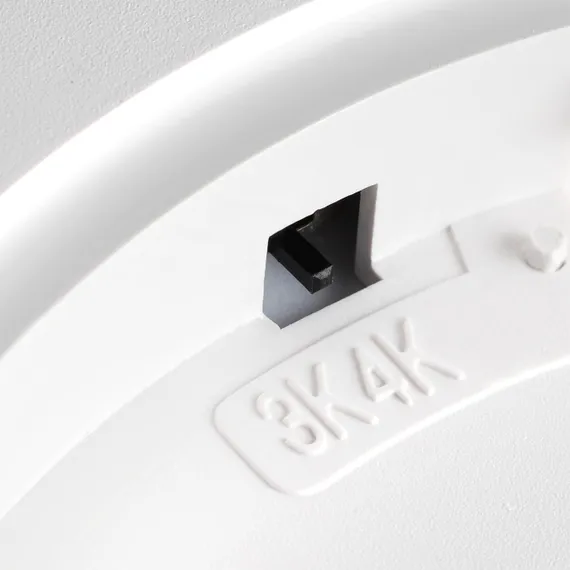 7659/24L MITRA LED SN 089 Светильник пластик/белый LED 24Вт 3000/4000K D300 IP40 ALFA WHITE
