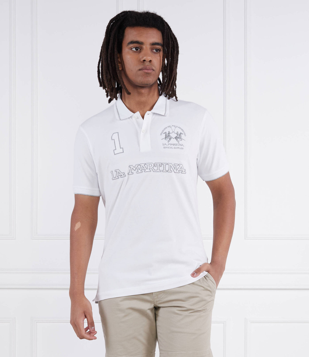Поло LA MARTINA La Martina - белый(VMP306 PK001)
