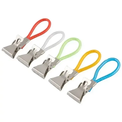 Набор прищепок для полотенец, 5 шт. в наборе Mollete-5R (нерж. сталь)