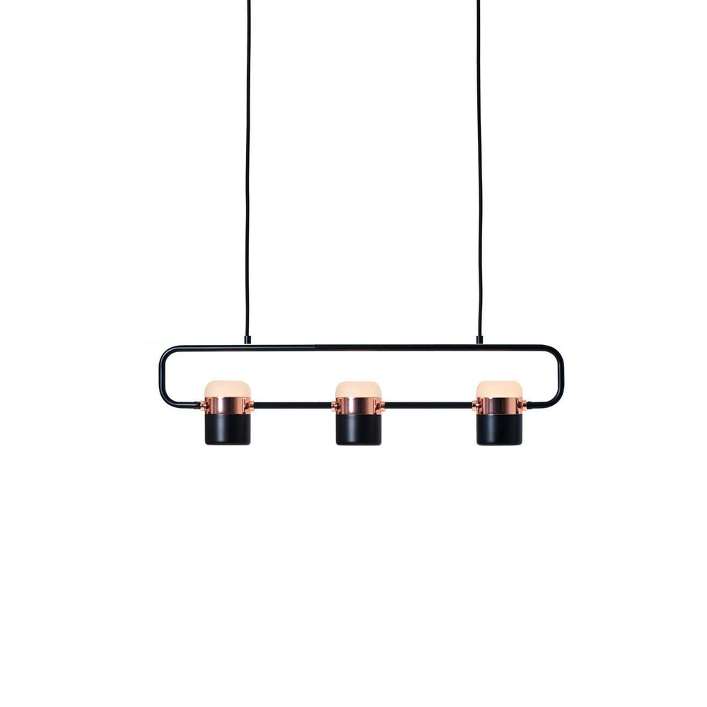 Pendant design lamp  Ling PL3 by Seed Design (Black)