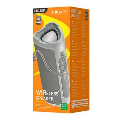 Портативная колонка Kakusiga KSC-604 серая