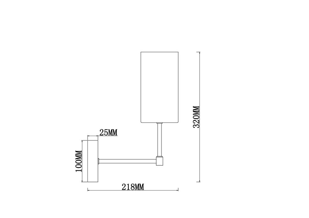 Настенный светильник (бра) Freya FR5184WL-01BS