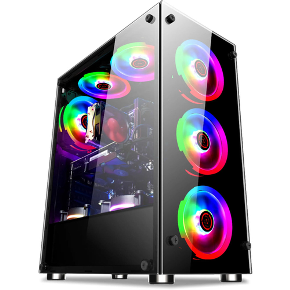 Мощный игровой компьютер (системный блок) RYZEN 5500 6ядер /GTX1070 8GB/ 16Gb DDR4/ SSD 512гб /600W/ Windows 10