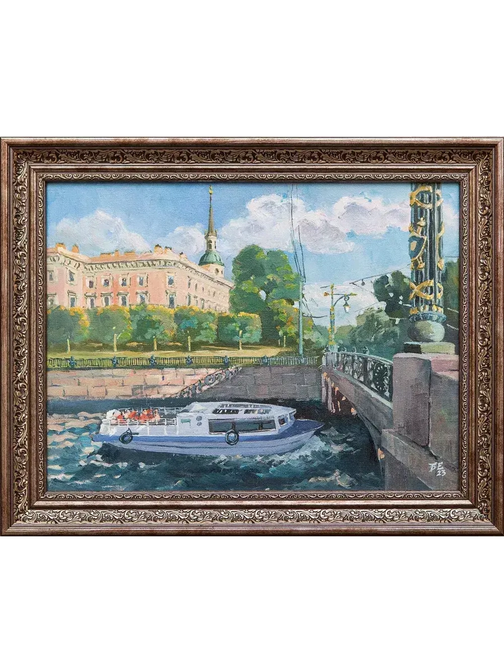 Картина маслом "Инженерный замок" Бондаренко