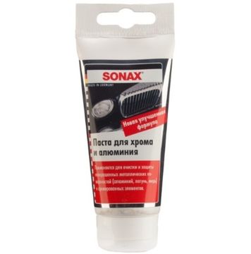 SONAX Chrom & AluPaste Паста для хрома и алюминия, 75 мл