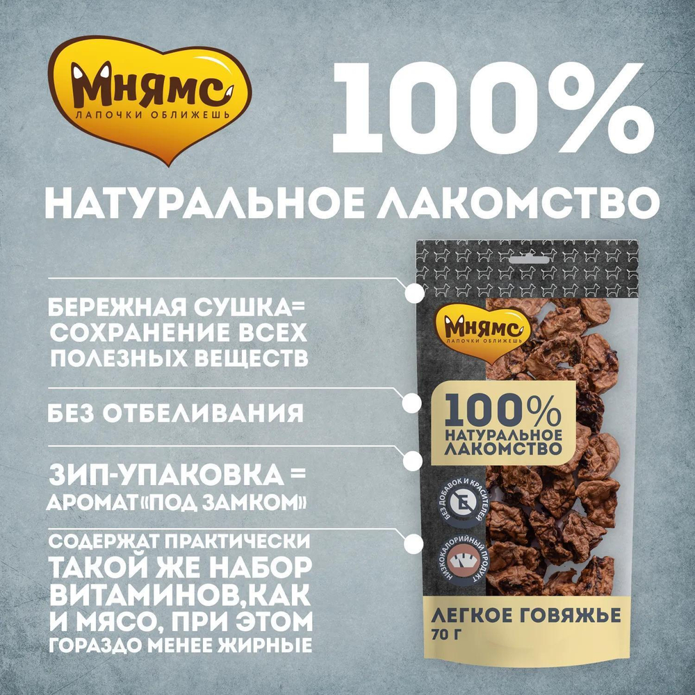 Лакомство для собак Мнямс, 70 г
