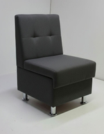 Стильный компактный диван Фабрики ОНИКС из практичного и износостойкого материала с оригинальным дизайном, вместительным ящиком для хранения, мягким наполнителем для дома, дачи и офиса