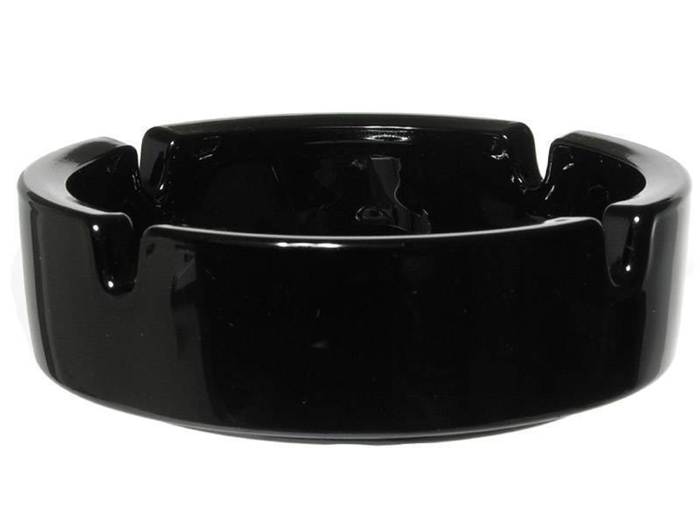 Пепельница черная 10,7см