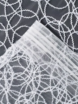 Тюль в спальню гостиную белый 300х280