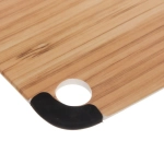 Доска разделочная бамбуковая «Eco Life» 29*22см с силиконовыми вставками, дерево