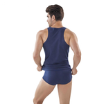 Темно-синяя мужская майка Progress Tank-Top (Размер: L) (Цвет: темно-синий)