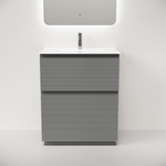 Тумба напольная Sancos Folk Floor 690х445х850, c двумя ящиками оснащенными доводчиками, Ergraut soft, арт.FL70FES