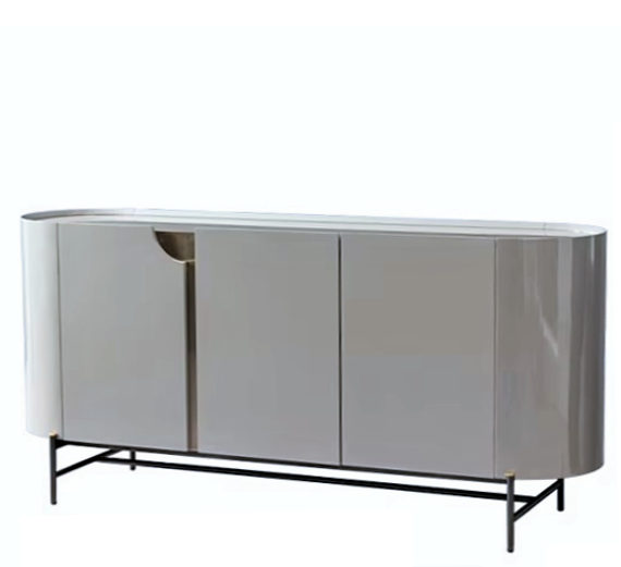 Комод 9686 180х80 см, серый глянец