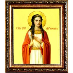 Мария Николаевна Романова, великая княжна. Икона на холсте.