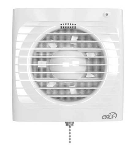 Вентилятор 100 ERA 4C-02 D100 осевой вытяжной с антимоскитной сеткой, со шнуром, с обратным клапаном title=