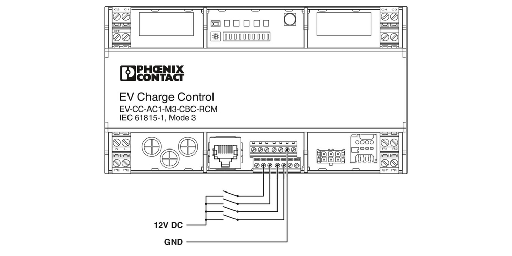1018701 - EV-CC-AC1-M3-CBC-RCM-ETH - AC yправление зарядкой