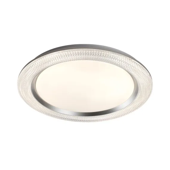 7782/EL MARON SN 000 Светильник пластик/белый/серебро LED 70Вт 3000-6000К D497 IP43 пульт ДУ VENDY