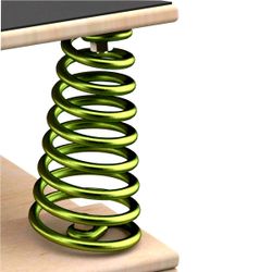 Мостик гимнастический подкидной - деревянная рама - фанера на пружинах