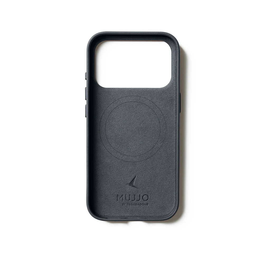 Чехол Mujjo Leather для iPhone 17 Pro базальт