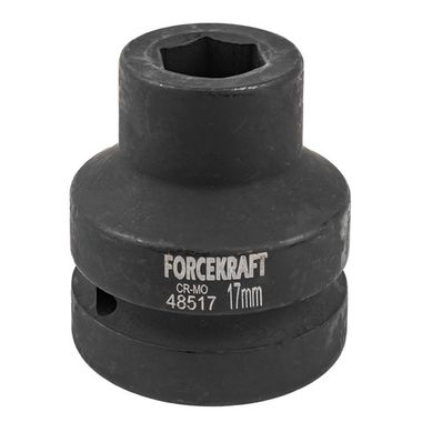 Головка ударная 1'', 17мм (6гр.) FORCEKRAFT FK-48517