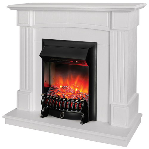 Каминокомплект Real Flame Andrea WT с очагом Fobos Lux Black RC