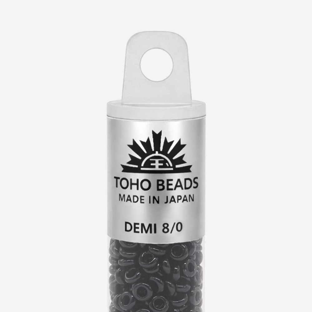 Японский бисер TOHO Demi 8/0 (№49), непрозрачный глянцевый