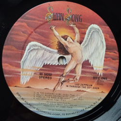 Винтажная виниловая пластинка LP Led Zeppelin In Through The Out Door (USA 1979) Slave E