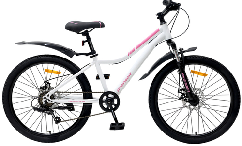 Велосипед 24" AVENGER C241DW, белый/розовый, 13"