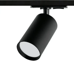 Трековый светильник потолочный для однофазного шинопровода WOLTA WTL-GU10/02B под лампу GU10 Черный BASIC