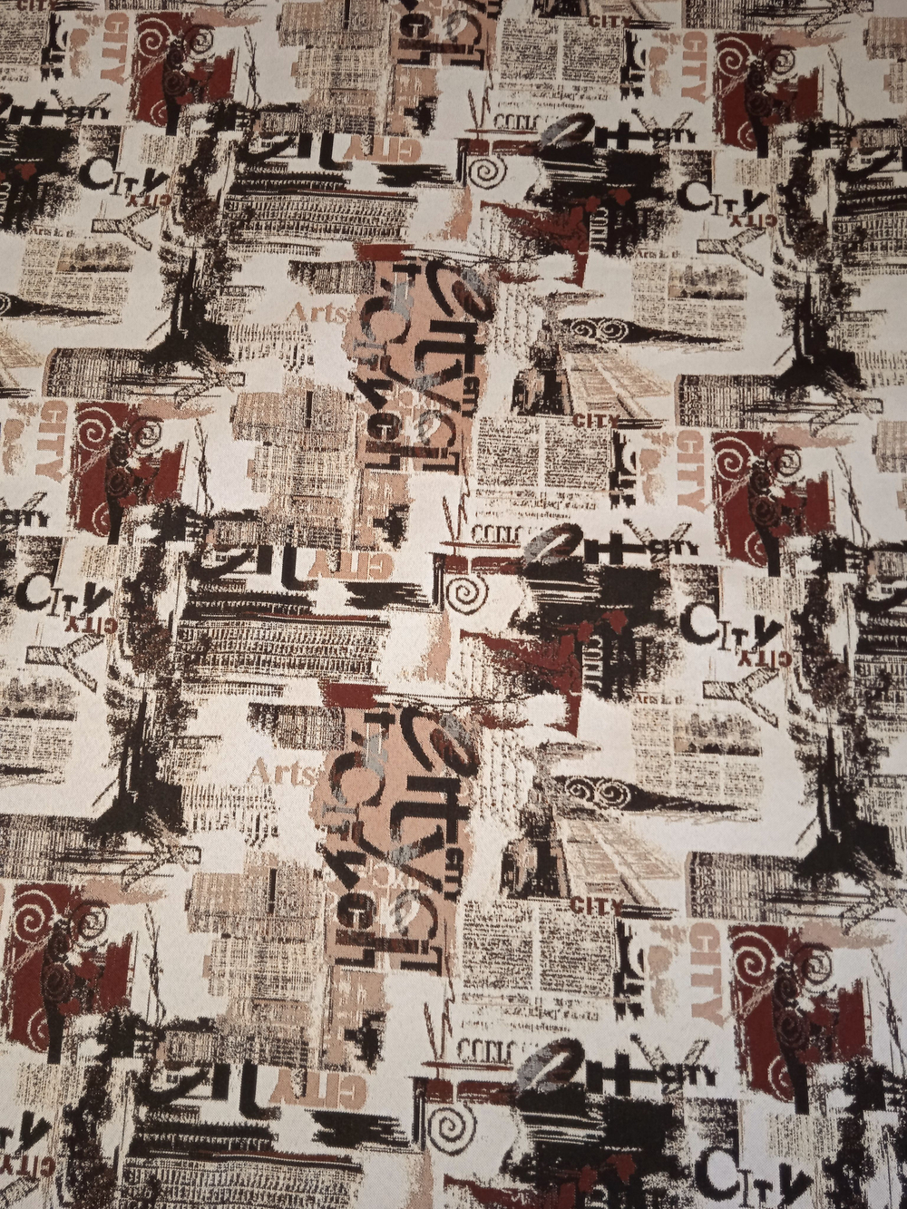 Покрывало гобеленовое Город 2.0 (180х200)