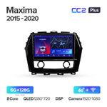 Teyes CC2 Plus 10,2" для Nissan Maxima 2015-2020