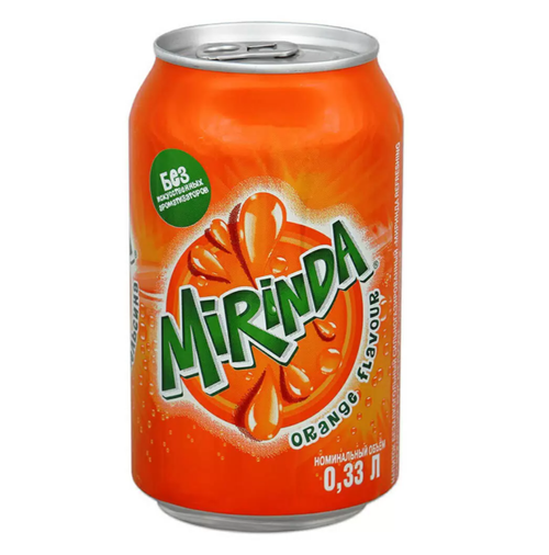 Газированный напиток Cofco Mirinda, ж/б, 330 мл
