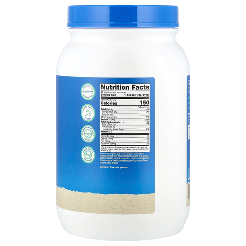 Nutricost, Органический веганский протеин, шоколадный PB, 907 г (2 фунта)