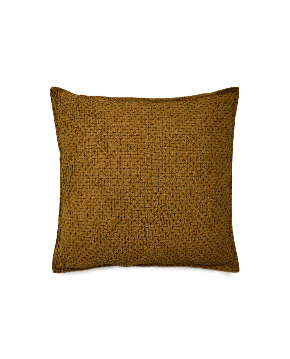 Zara Home наволочка декоративная из хлопка, горчичный, 45x45 см