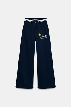 ZARA БРЮКИ ИЗ МЯГКОЙ ТКАНИ ST. MORITZ®, МОРСКОЙ СИНИЙ