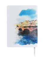 Ежедневник недатированный "Санкт-Петербург. Аничков мост" А5 168 листов, гибкая обложка экокожа, на сшивке