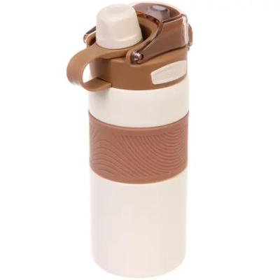 Термос 600мл «Фитнесс», цвет молочный