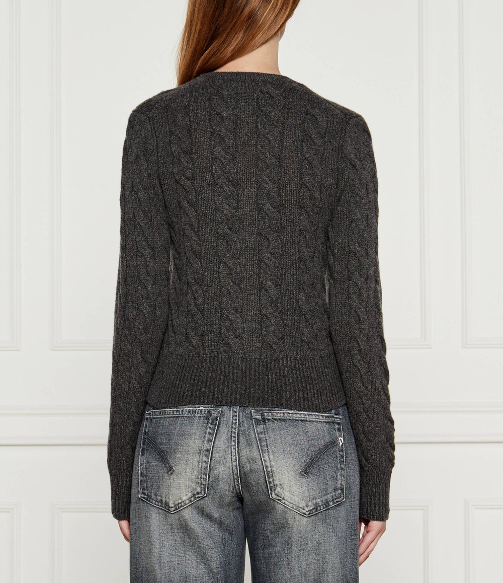 Хлопковый кардиган POLO RALPH LAUREN - серый(211910443)