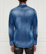 Джинсовая рубашка Western Dsquared2 - голубой(S74DM0846 S30341)