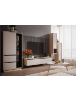 Шкаф-пенал напольный с полками Кашемир 72х32х150