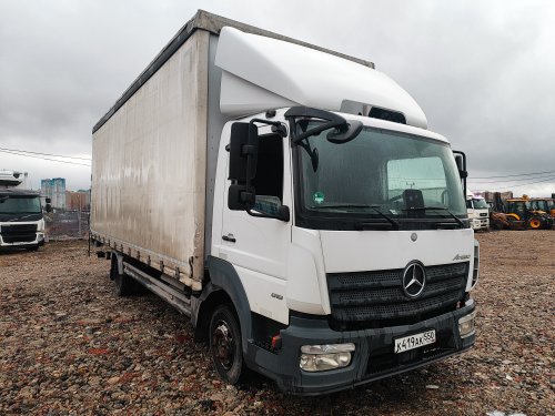 Mercedes-Benz ATEGO 4x2 Бортовой (Евроборт) с гидробортом 818 (Евроборт, дизельный, 5.1 л, 177 л.с.,