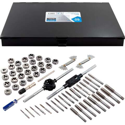 Набор метчиков и плашек Scheppach 60 предметов Sch-M060-3(64897)