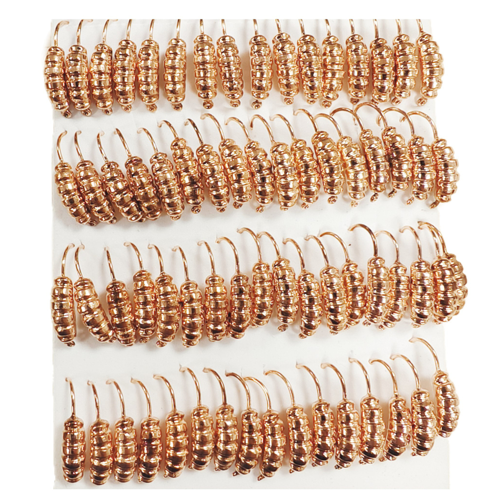 Мормышки вольфрамовые №4 Опарыш, цвет медь, 1,3 гр.( набор 10 штук) цена указана за 1 штук