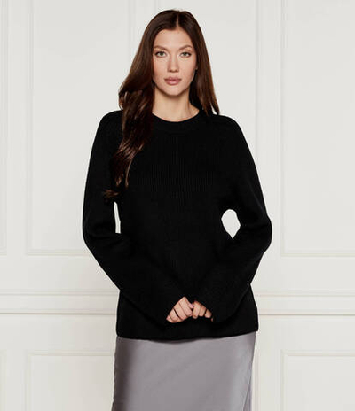 Шерстяной свитер Michael Kors - черный(MF460YPF2G)