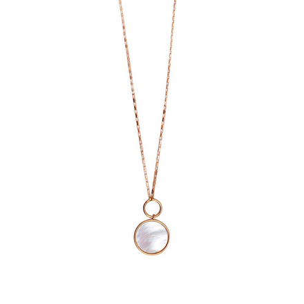 Колье Fiore Luna MOP B2103NM-N10.2 BW/RG