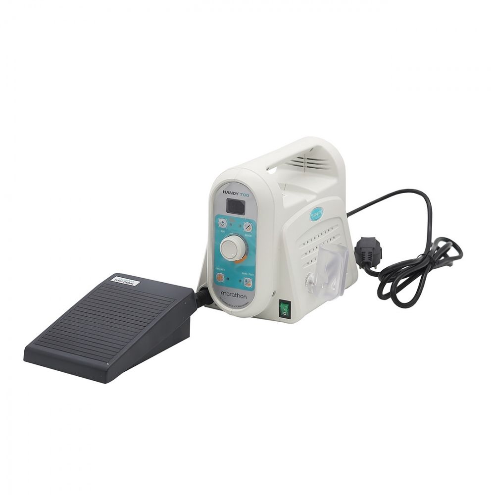 HANDY 700 белый (230Вт) с пластиковым держателем наконечника, с педалью плавной регулировки